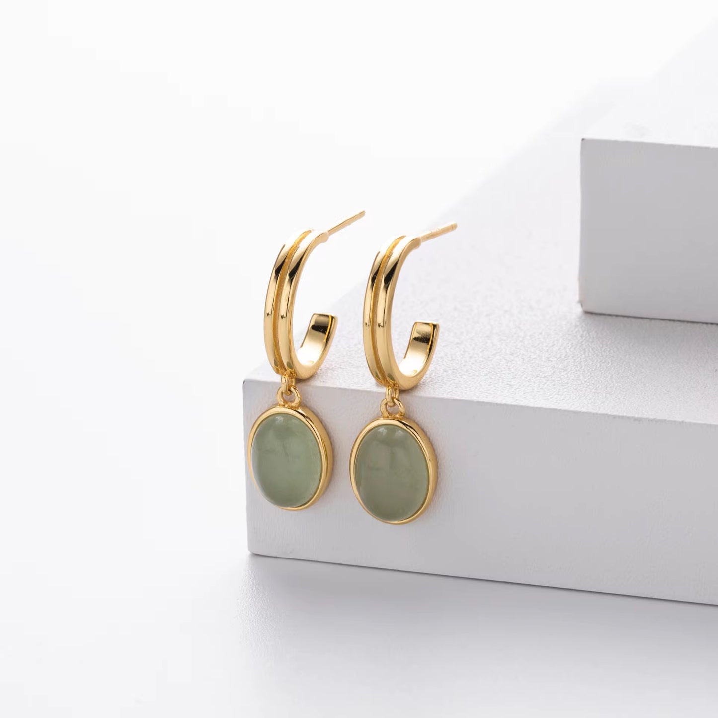 Maya Jade Earring