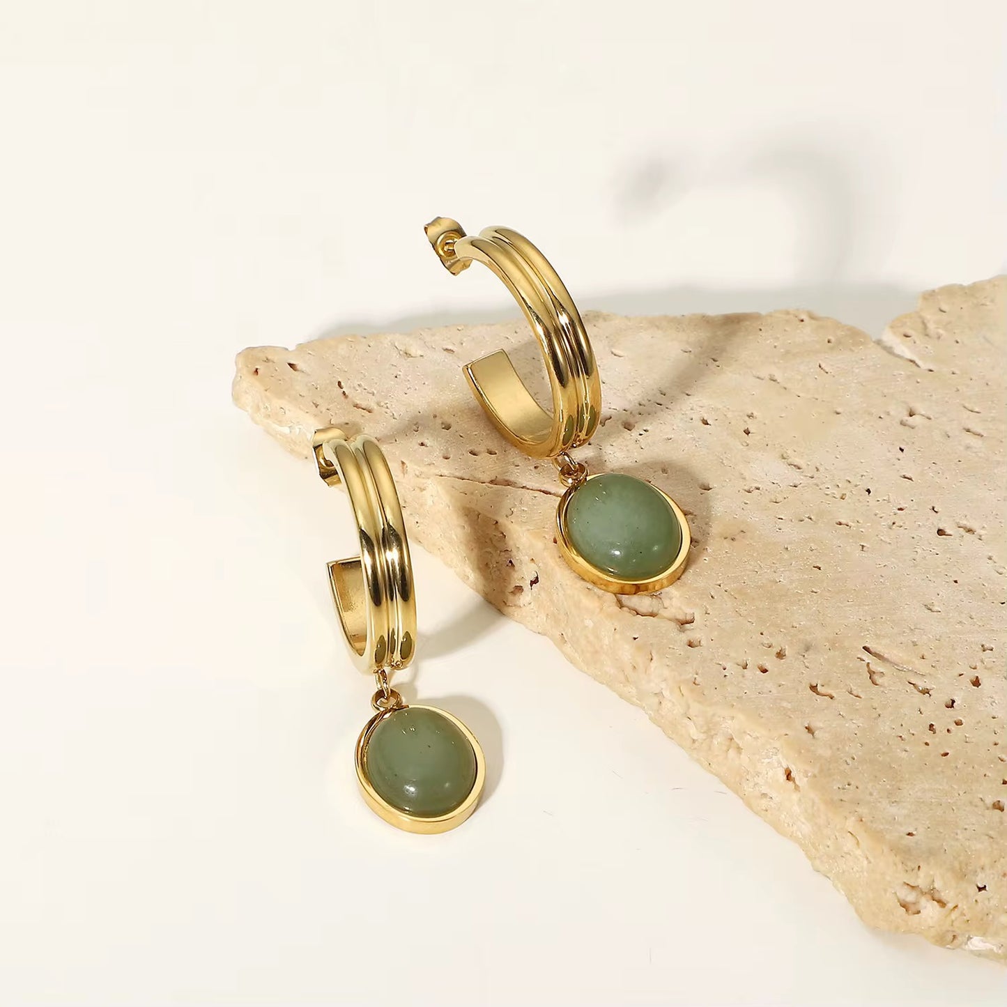 Maya Jade Earring