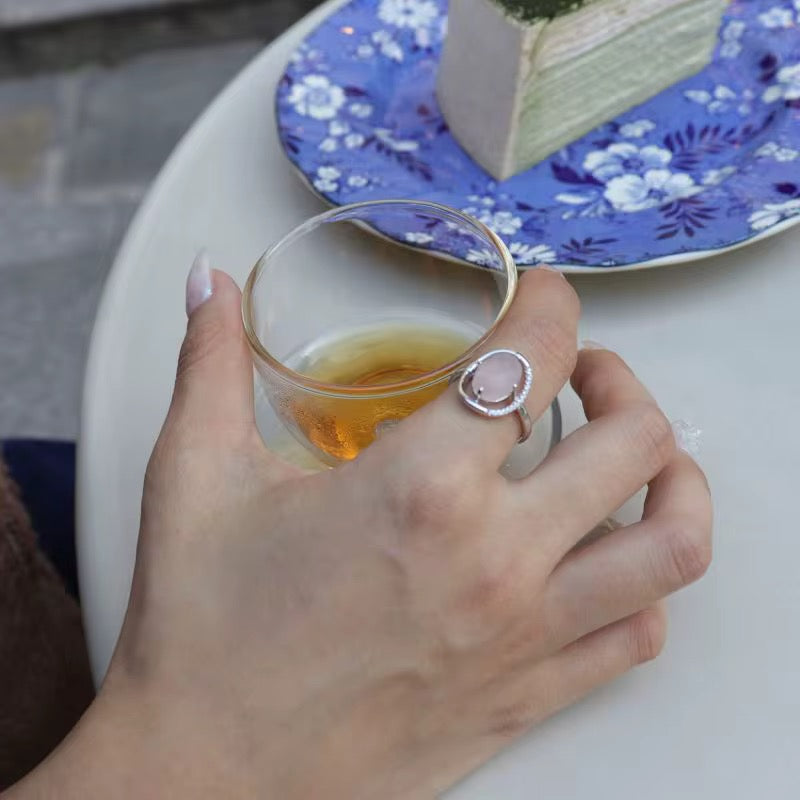 Celeste Quartz Ring