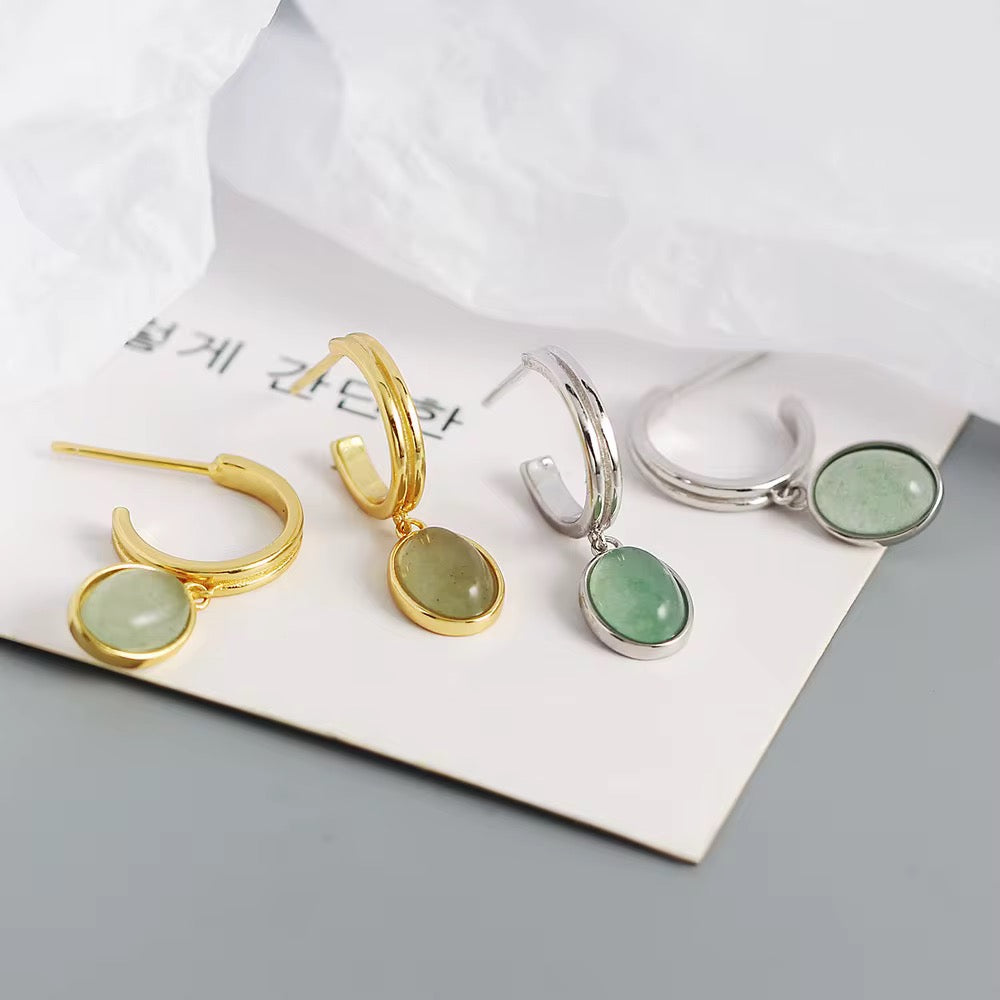 Maya Jade Earring