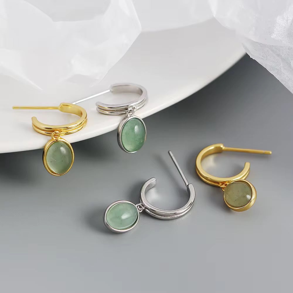 Maya Jade Earring