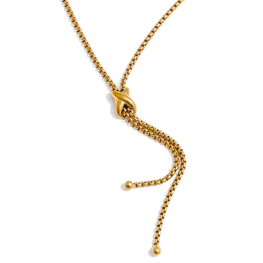 Velvette Lariat Necklace