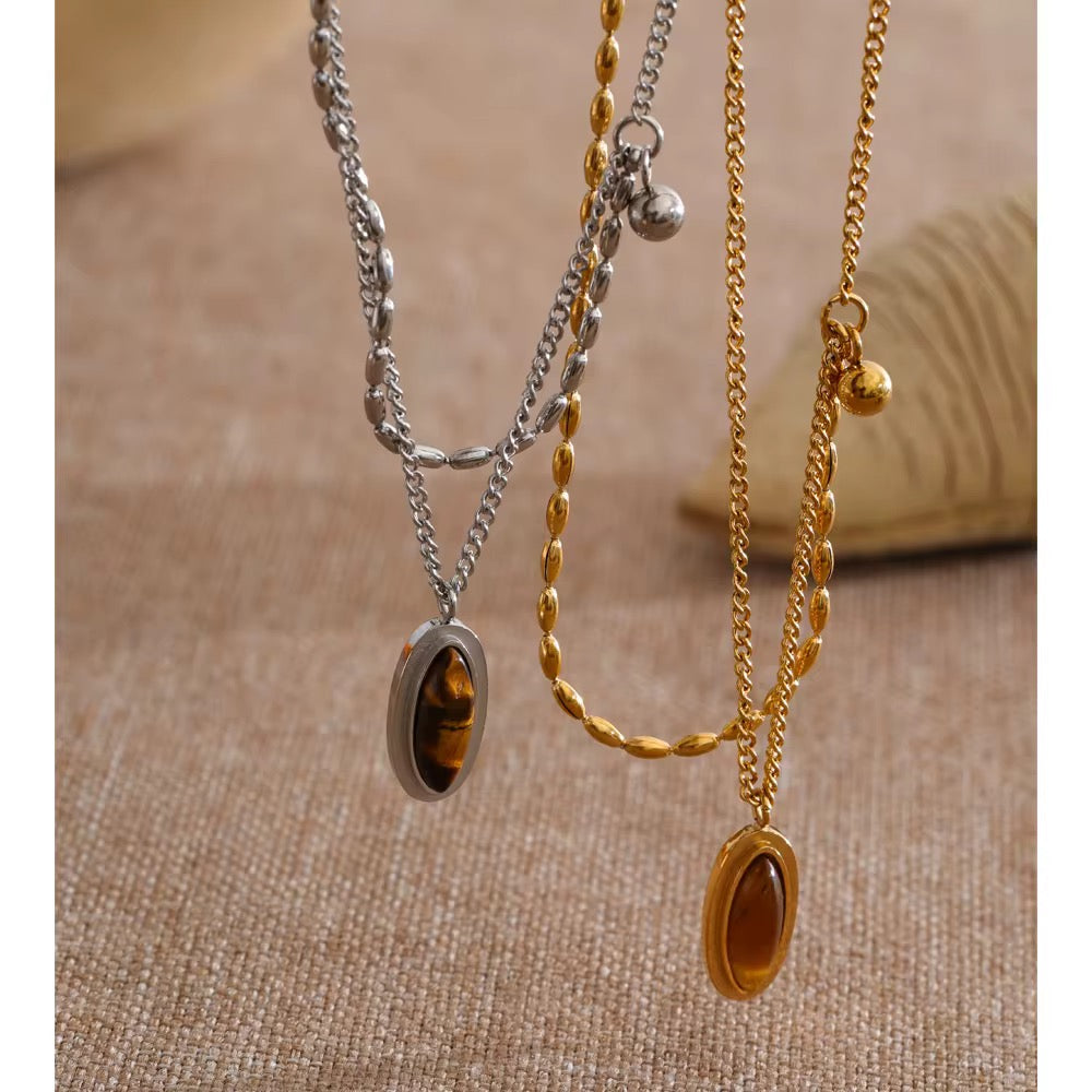 Mule TigersEye Necklace