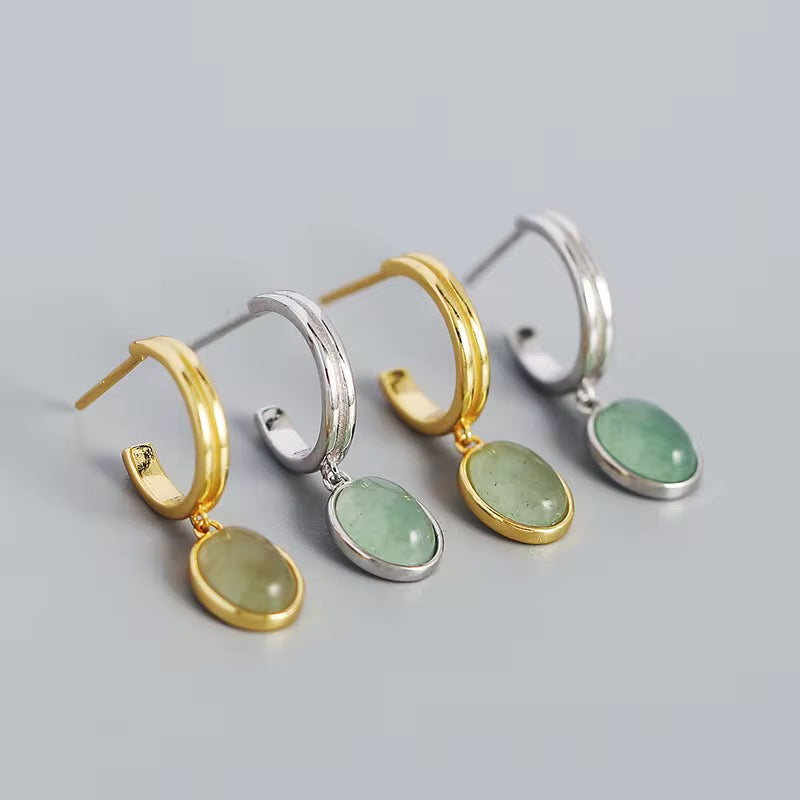 Maya Jade Earring
