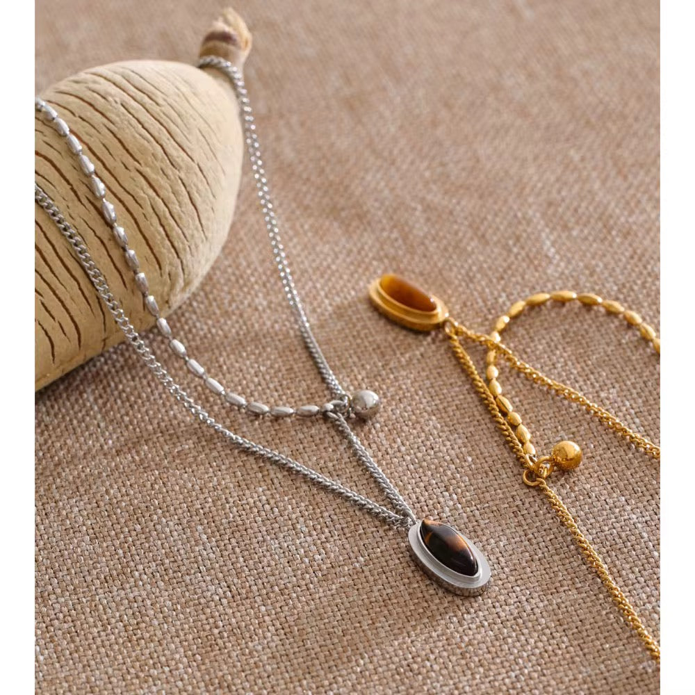 Mule TigersEye Necklace