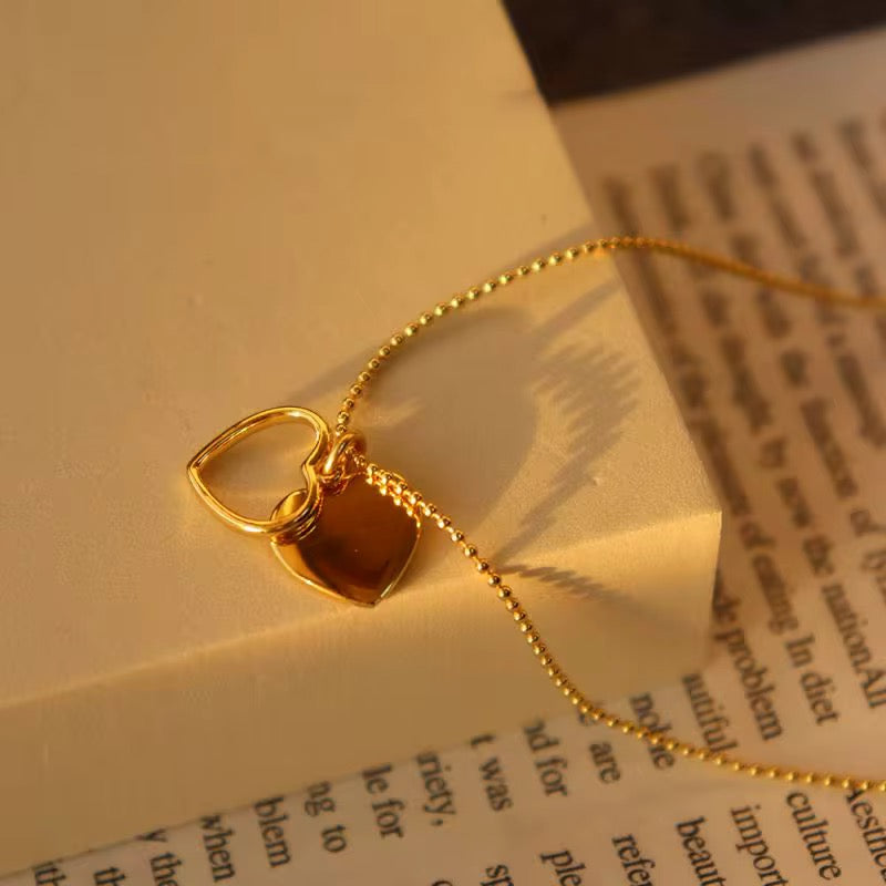 Tag Heart Necklace