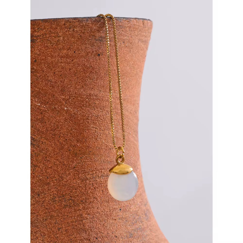 Lunaria Shell Necklace