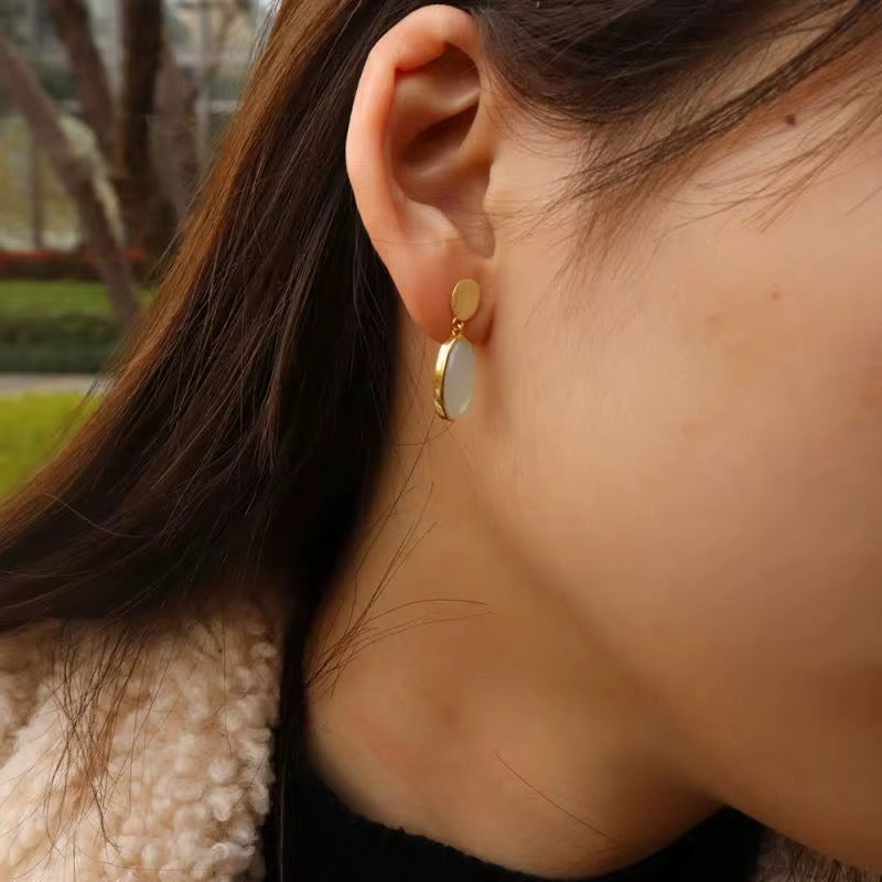 River Jade Earring