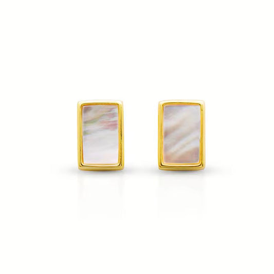 Rosa Shell Stud