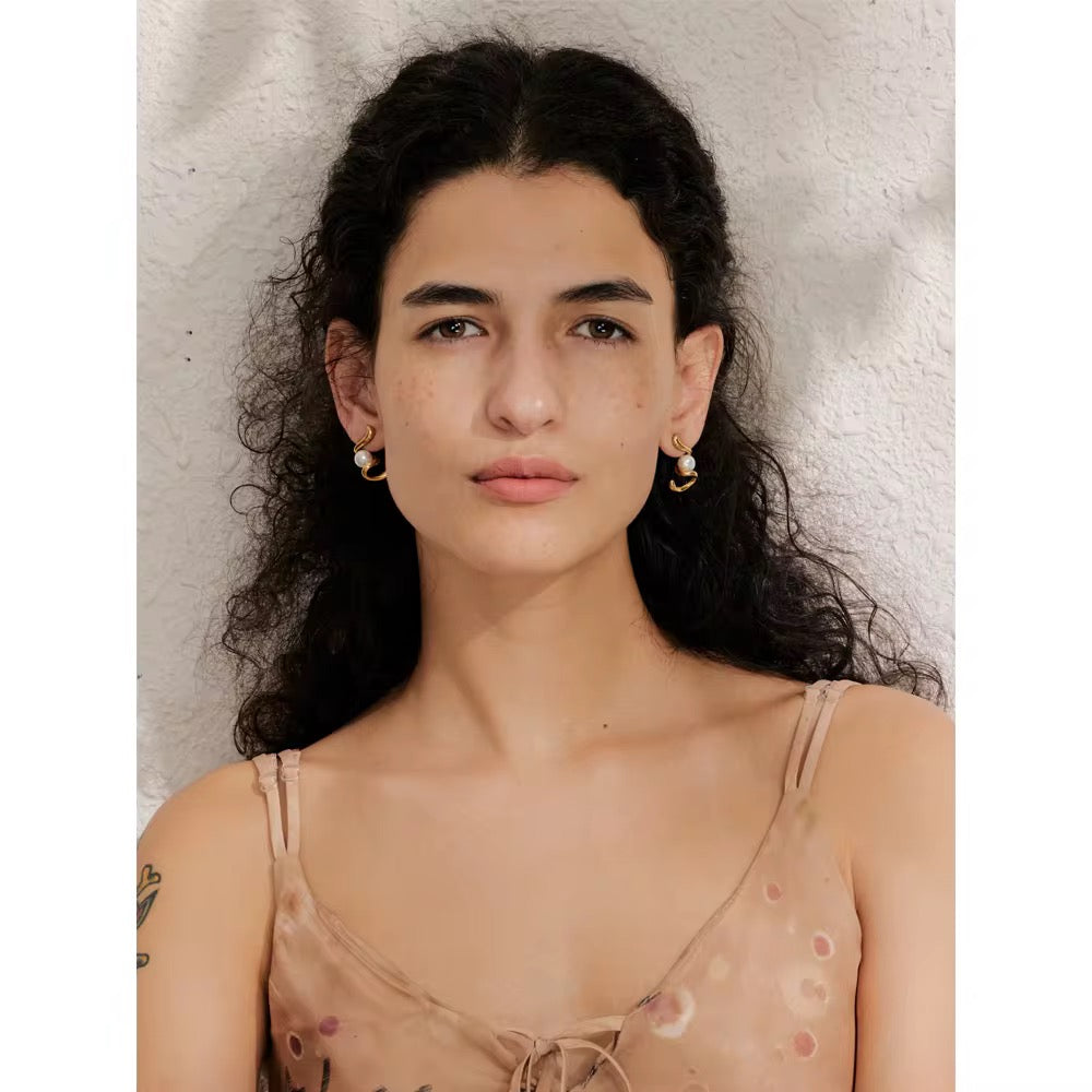 Mirel Pearl Earrings