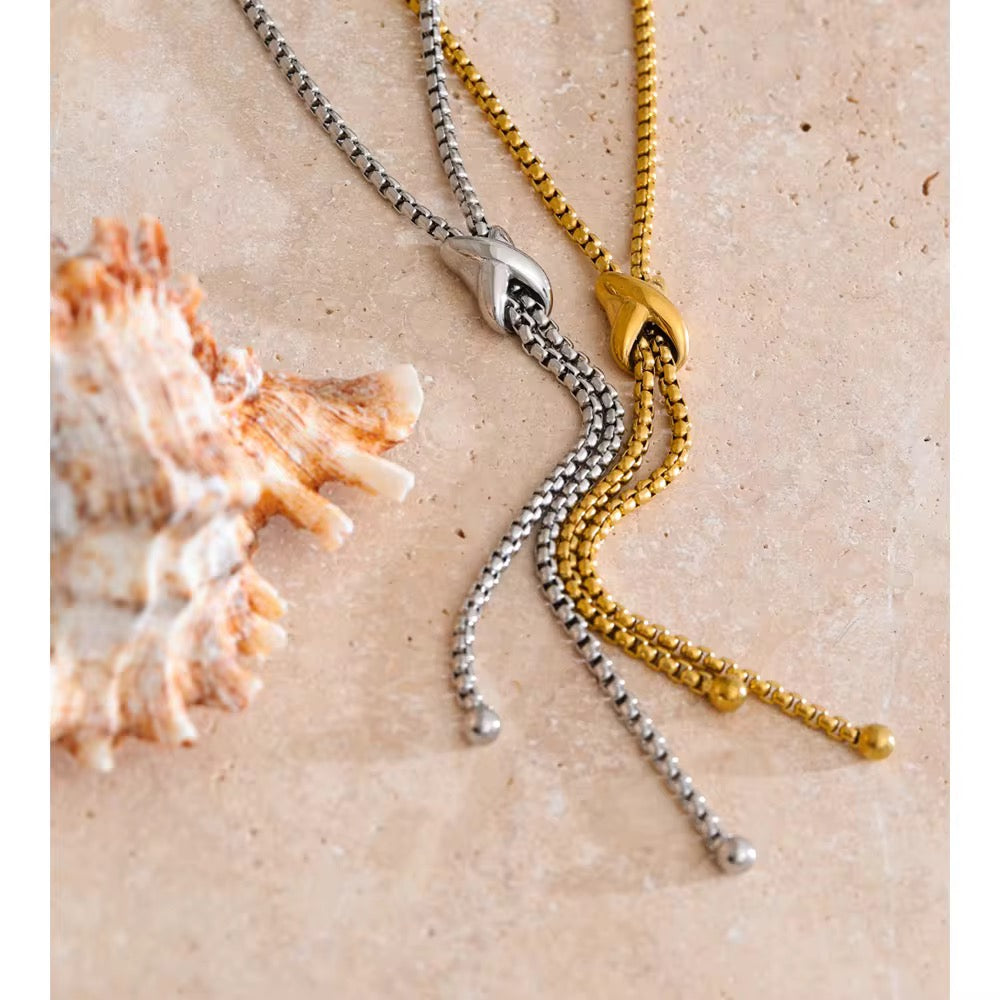 Velvette Lariat Necklace