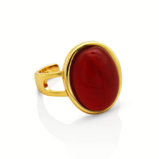 Rubina Agate Ring